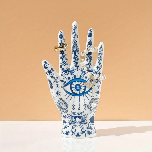 Main Hamsa – L’Oeil Protecteur Porte-bagues