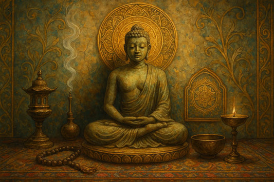 Créer un espace de méditation avec des objets sacrés - mythozia