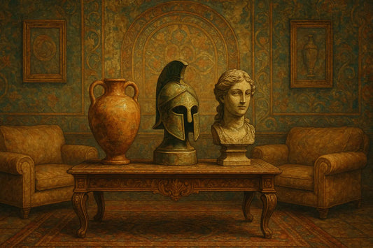 Comment transformer son salon avec des artefacts anciens ? - mythozia