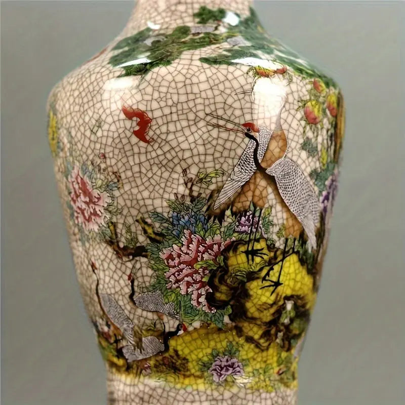 Vase des Grues Immortelles – Vase Oriental Grues Sacrées Vases