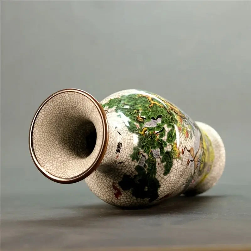 Vase des Grues Immortelles – Vase Oriental Grues Sacrées Vases
