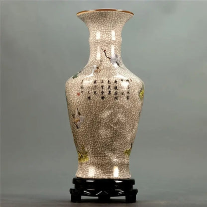 Vase des Grues Immortelles – Vase Oriental Grues Sacrées Vases